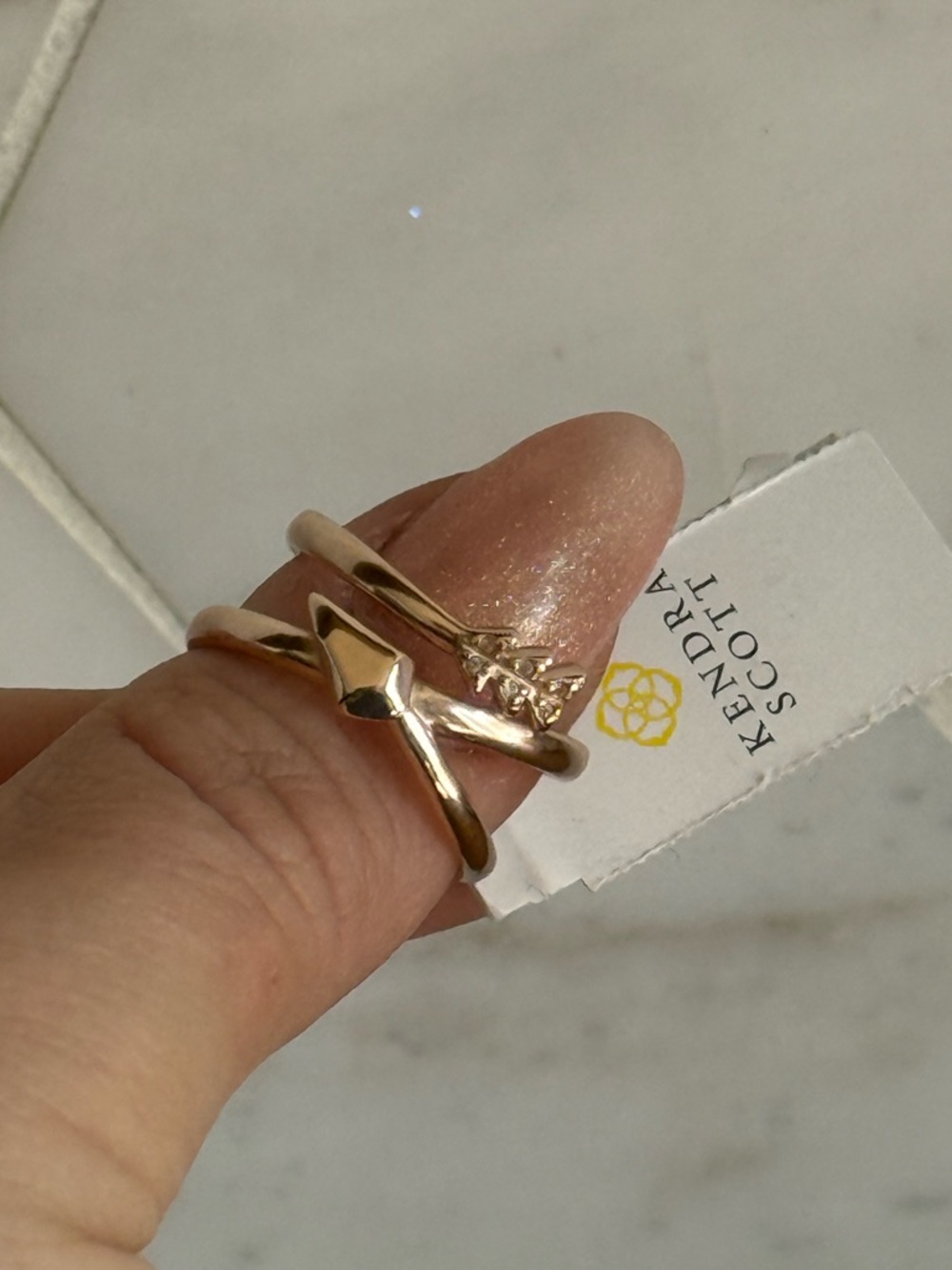 Kendra Scott Gold Star Stackable Ring Trio